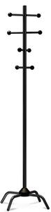 Appendiabiti da Terra 41x176 cm in Metallo Mistral Nero