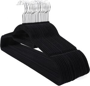 Kit 20 Grucce 45x23x0,5 cm in Velluto Antiscivolo Nero