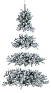 Albero di Natale Artificiale Pendente Innevato 210 cm 946 Rami Verde