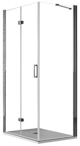 Box Doccia angolare 70x70 cm 1 anta a Libro in Cristallo trasparente 6mm H195 Bonussi Noemi