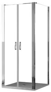 Box Doccia angolare 70x70 cm 2 ante Saloon in Cristallo trasparente 6mm H195 Bonussi Marty