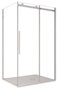 Box Doccia angolare 70x100 cm 1 anta Scorrevole in Cristallo trasparente 8mm H195 Bonussi alina