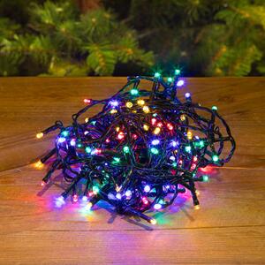 Mini Luci di Natale con 8 Giochi 300 Luci 14,9 Metri Uso Esterno Multicolor
