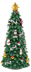 Albero di Natale con musica e movimento 21 cm in Resina