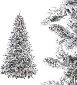 Albero di Natale Artificiale H230 cm Abete innevato 6670 Led e 1274 Tips