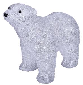 Orso con 80 Led H38 cm in Plastica