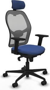 Sedia da ufficio con poggiatesta Piqueras y Crespo 2D036N2 Blu navy