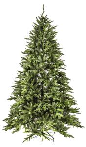 Albero di Natale Artificiale H230 cm Abete Nebraska 3170 Tips con 460 Led Verde