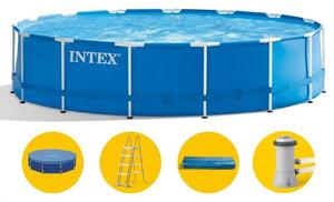 Piscina Intex con struttura in metallo 457 x 122 cm 28236GN