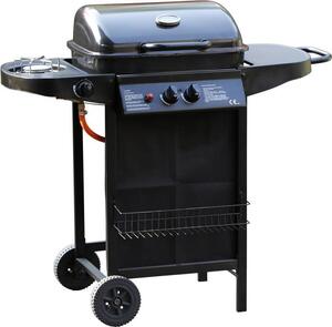 Barbecue gas "Festa 5" - 5 fuochi di cui 1 laterale - 12,9 Kw- Nero