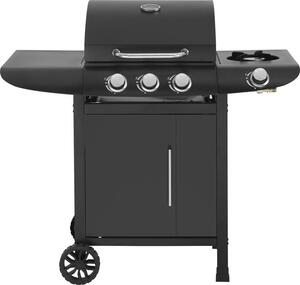 Barbecue a gas "Feria 5" - 5 fornelli di cui 1 laterale - 14,5 kW - Nero