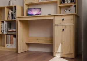Scrivania Chester In Rovere Artisan Con 1 Cassetto - Mobile Da Ufficio
