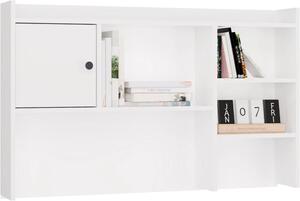 Rallunga per scrivania 120 cm BIANCA - Libreria a 1 anta per documenti