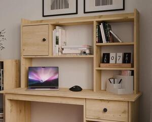Prolunga per scrivania da 120 cm ARTISAN OAK - Libreria a 1 anta per documenti
