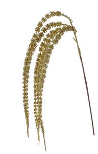 Set 6 Amaranthus Pedente con Glitter H80 cm Oro