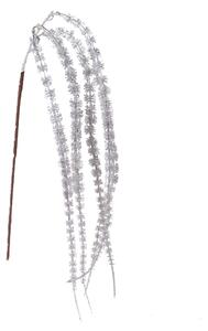Set 6 Amaranthus Pedente con Glitter H80 cm