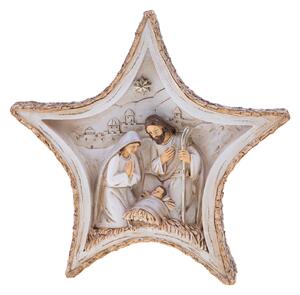 Natività con Stella 19,5 cm in Resina