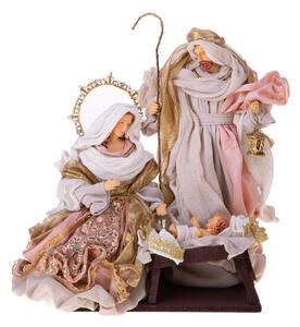 Natività Su Base 36 cm in Resina