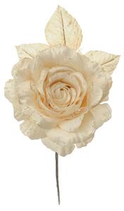 Set 12 Rose Pick con glitter Ø15 cm Champagne