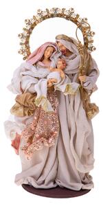Natività Su Base Tonda 36 cm in Resina