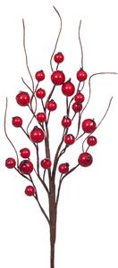 Set 12 Pick Bacche Ilex 32 cm Rosso