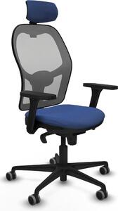 Sedia da ufficio con poggiatesta Piqueras y Crespo 3D036G2 blu navy