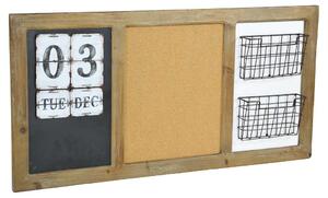 Calendario con lavagna + cesti cm 91,5x6xh46