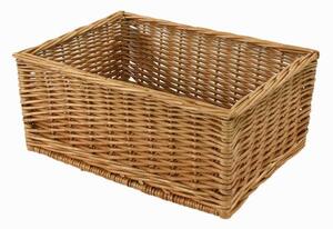 Cassetto in vimini naturale rettangolare cm 47x37xh22
