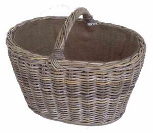 Cesto cloe ovale gr cm 64x47xh47/37 con fodera juta