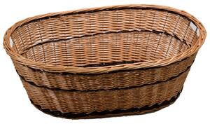 Cesta in vimini europeo cm 70x45xh30