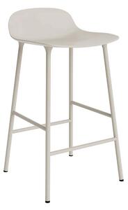 Forma Sgabello da bar H65 Steel/Light Grey - Normann Copenhagen