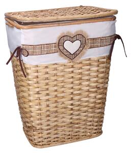 Cesto Portabiancheria in rattan arturo rettangolare cm 45x31xh54