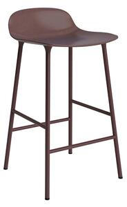 Forma Sgabello da bar H65 Steel/Brown - Normann Copenhagen