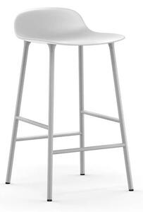 Forma Sgabello da bar H65 Steel/White - Normann Copenhagen