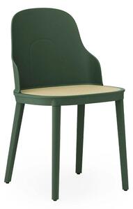 Allez Sedia Molded Wicker/PP Park Green - Normann Copenhagen