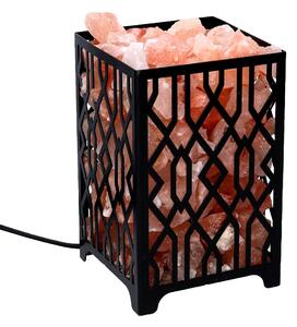 Lampada sale con ciottoli e attacco cm 13,1x13,1xh20