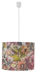 Lampadario in tessuto fantasia senza attacco cm Ø50xh40
