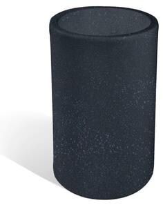 Vaso Porta vaso, in polietilene BAROCCO Dimensione 35x h70 cm Modello Ionico spessore 2 mm colore Grafite