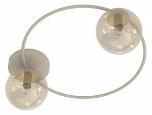 Plafoniera SOPRA 2xE14/10W/230V beige/fumé