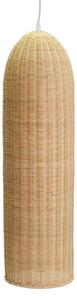 Lampadario in rattan naturale con attacco cm Ø20xh77