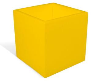 Porta vaso in polietilene MODELLO ELLENICO liscio Dimensioni 35 x35xh 35 cm uso interno esterno colore Blu