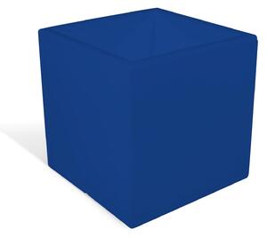 Porta vaso in polietilene MODELLO ELLENICO liscio Dimensioni 25 x25xh 25 cm uso interno esterno colore Blu