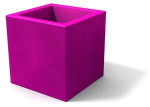 Porta vaso in polietilene MODELLO ELLENICO liscio Dimensioni 25 x25xh 25 cm uso interno esterno colore Viola