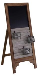Lavagna in legno con portatutto cm 43x41,5xh100