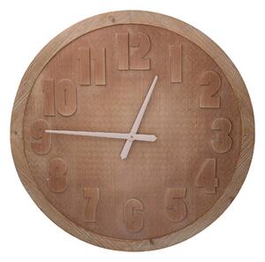 Orologio in legno marrone cm Ø74x3