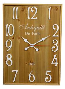 Orologio in legno paris rettangolare cm 50x70x4,5