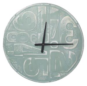 Orologio in metallo numeri verde cm Ø70x3