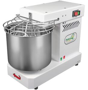 Famag Grilletta IM 8-230 1 Velocit� - Dimensioni 27,5x52,5xh 42 cm Capacit� impasto 8 kg Impastatrice a spirale con testa FISSA inserimento facile impasto