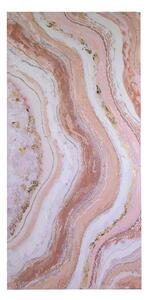 Quadro in legno rosa rettangolare cm 150x70xh3