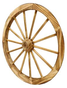 Decorazione da Parete Ruota in legno rustica cm 60x8
